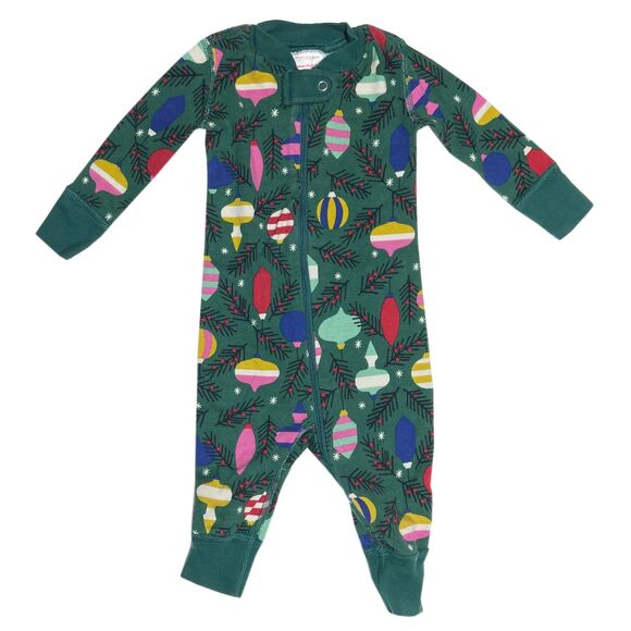 Hanna Andersson Baby Zip Sleeper Size 3-6 Months Delightful Decorations Cotton - Picture 1 of 3